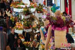 亿德体育下载 -纽约梅西百货举行年度花展